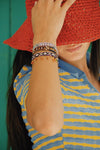 Wayuu Skinny Bracelet -  Lilac