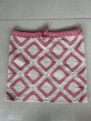 Falda  Jolotsü Crochet - Rosa
