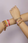 Pulsera Wayuu Free Spirit Stones - Cafe