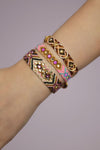 Wayuu Skinny Bracelet -  Barbie