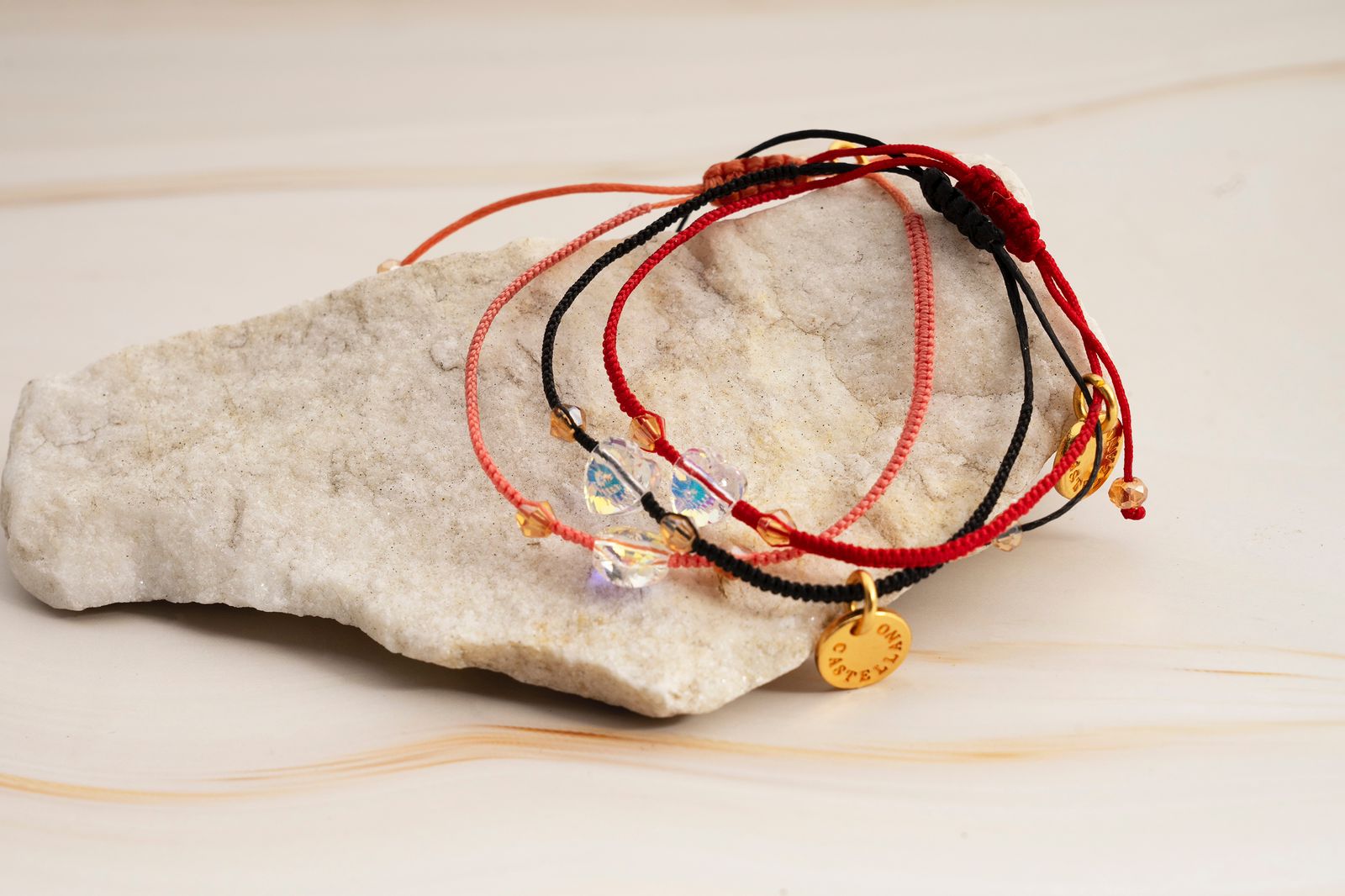 Pulsera Corazón de Swarovski - Negro