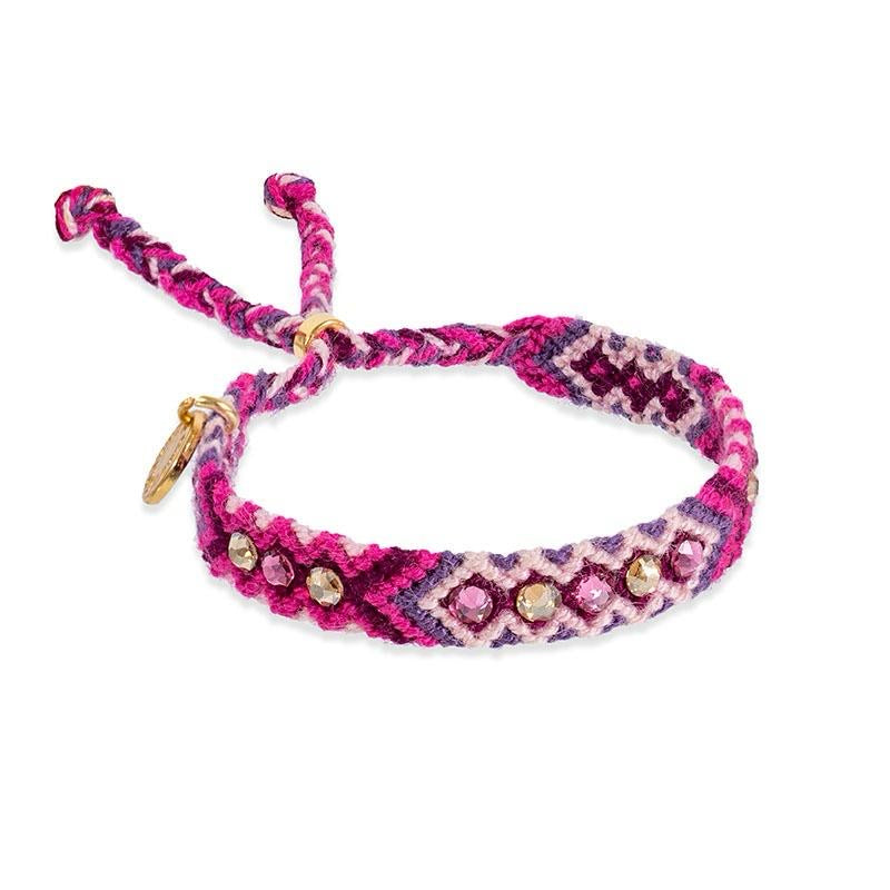 Wayuu Skinny Bracelet -  Moon Lite