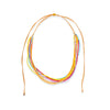 Miyuki necklace stack - Rainbow