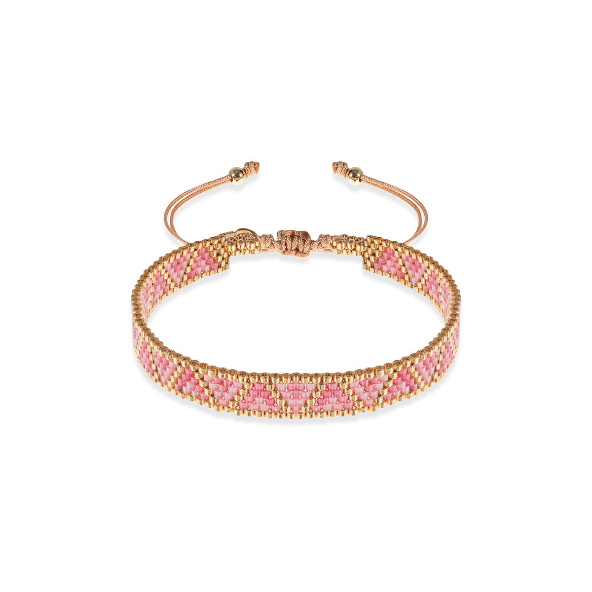 Sahara  Miyuki Bracelet- Flamingo
