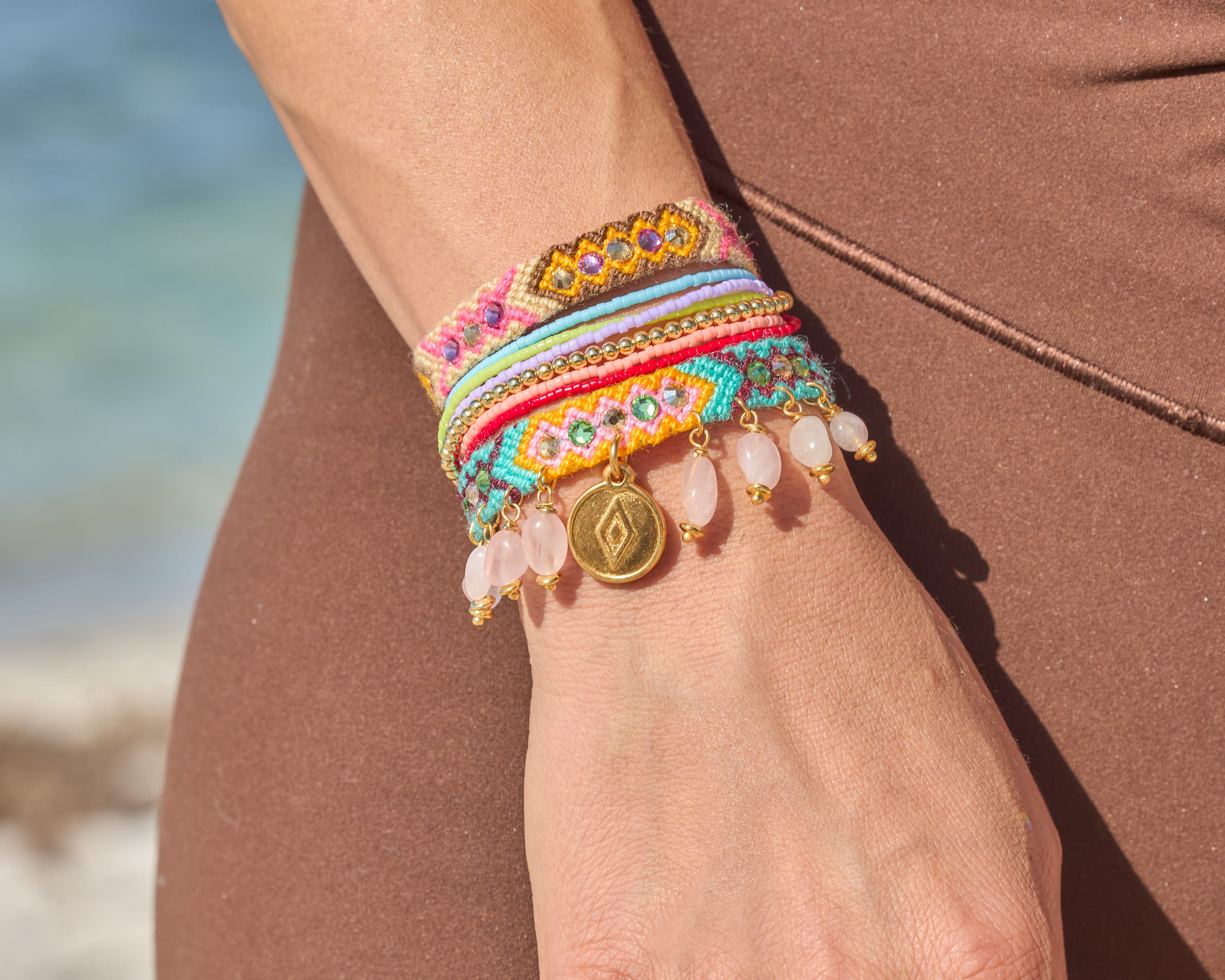 Miyuki Bracelet Stack - Rainbow