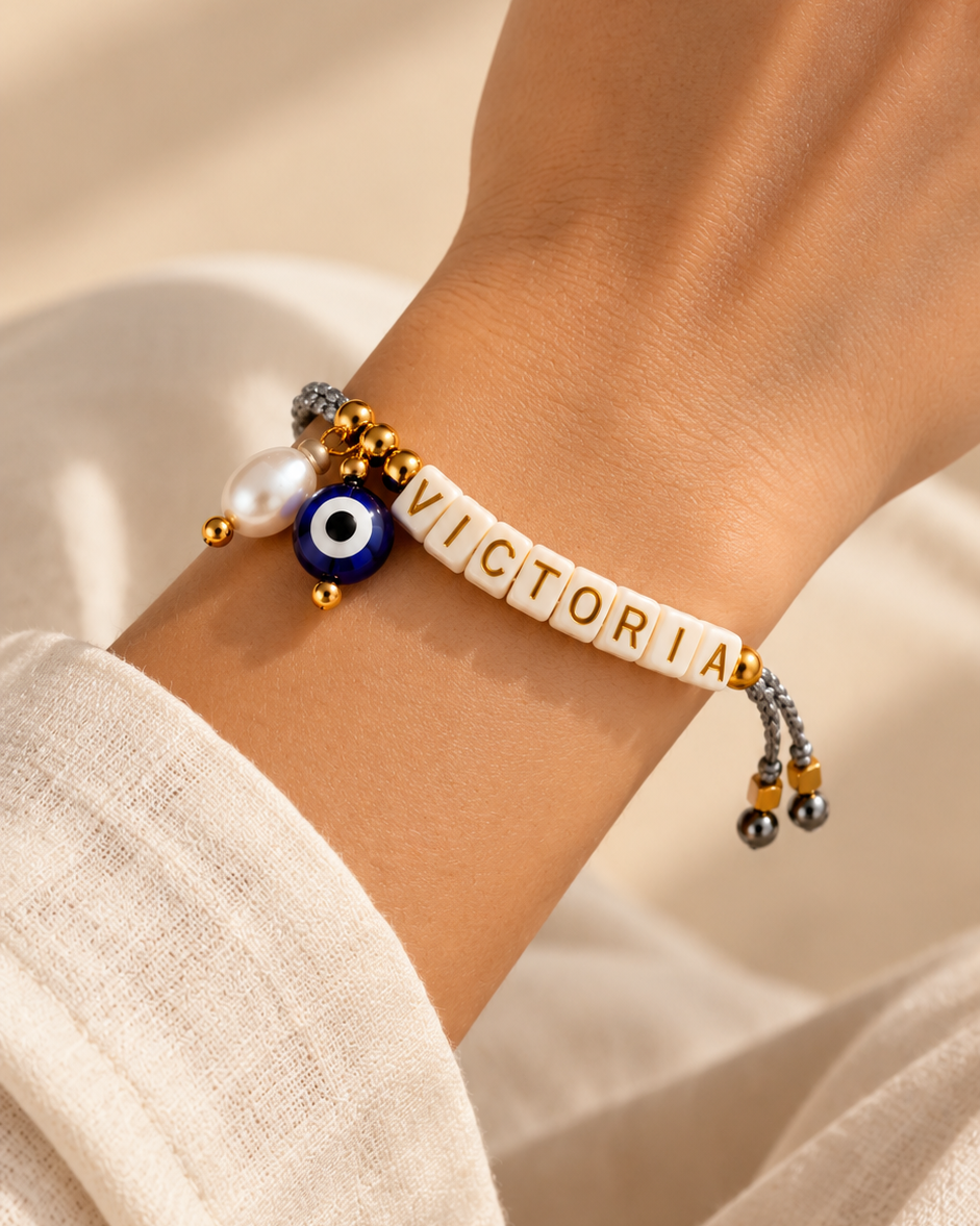 Pulsera Personalizada Plateada – Make It Yours