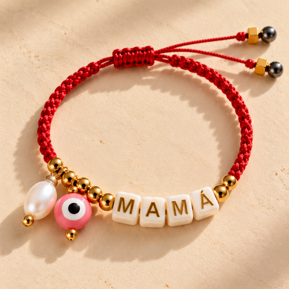 Pulsera_roja_MAMA_con_dijes_dorados.png