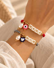 Pulsera Personalizada Plateada MOM – Make It Yours