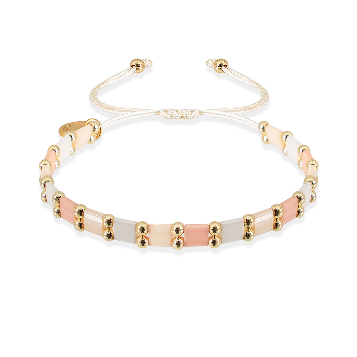 Miyuki Bracelet - Coral Rose