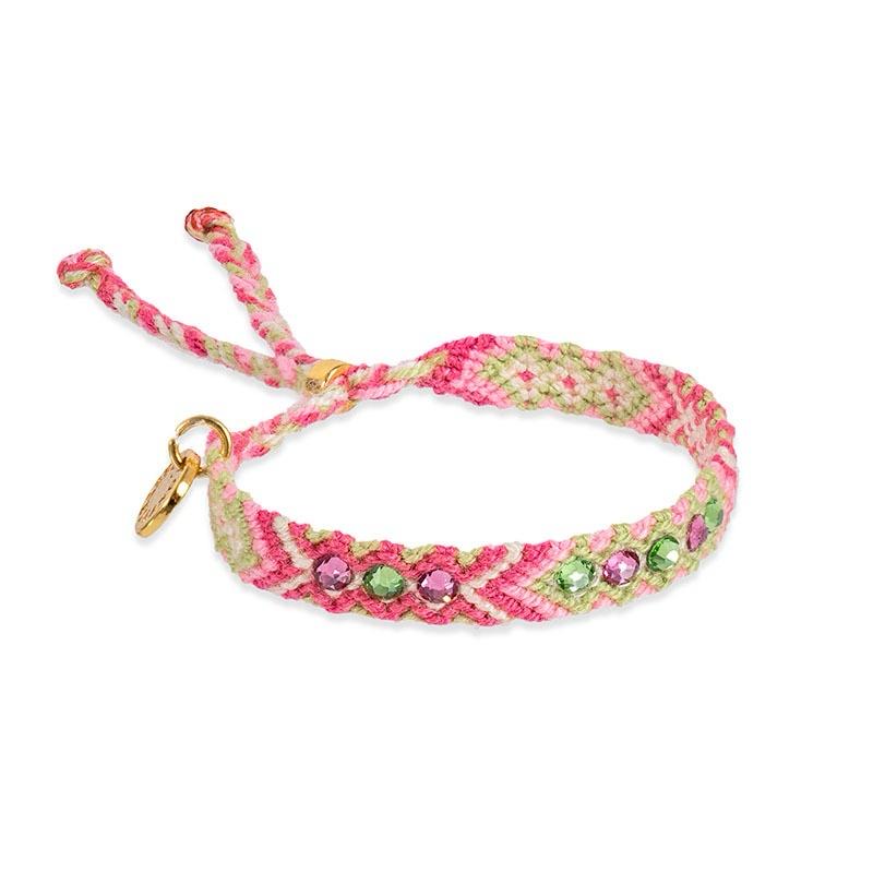Wayuu Skinny Bracelet -  Sahara Blush