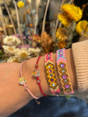 Pulsera Corazón de Swarovski - Rose