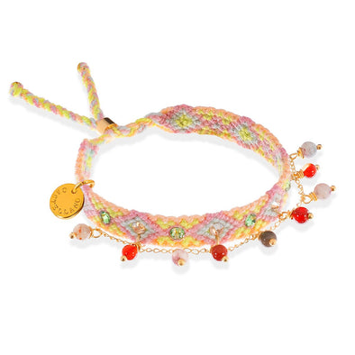 Pulsera Wayuu Free Spirit Stones - Limon