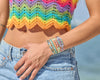 Ocean Wayuu set x4 pulseras