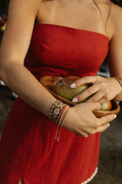 Alma Terracota- Wayuu Set x 3 Pulseras