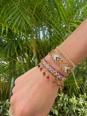 Pulsera Wayuu Free Spirit Stones - Arena