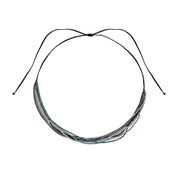 Miyuki necklace stack - Silver