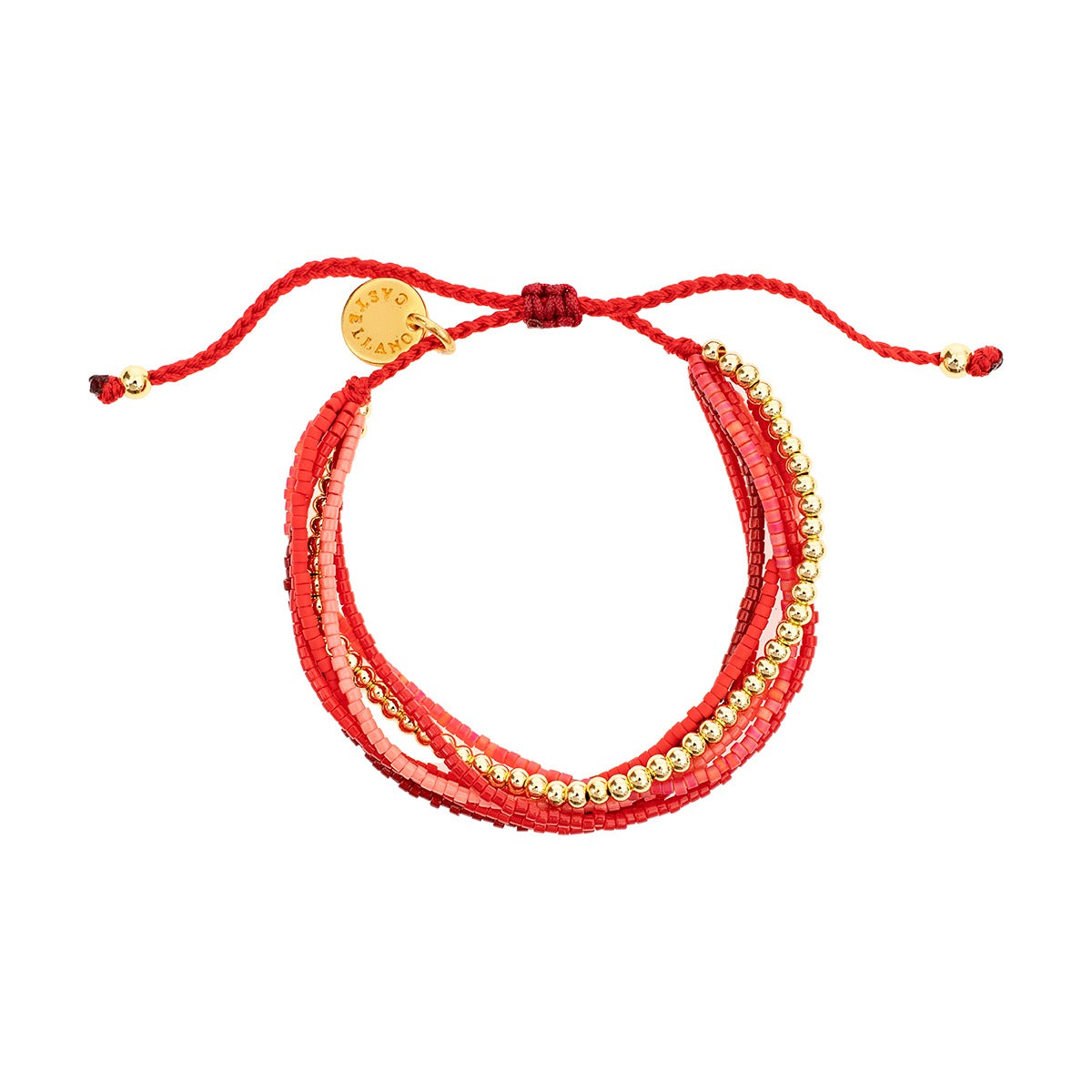 Miyuki Bracelet Stack - Scarlet
