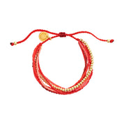 Miyuki Bracelet Stack - Scarlet