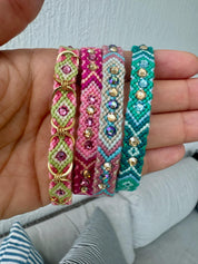 Wayuu Skinny Bracelet | Lilac