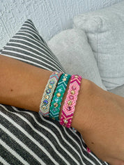 Wayuu Skinny Bracelet | Lilac