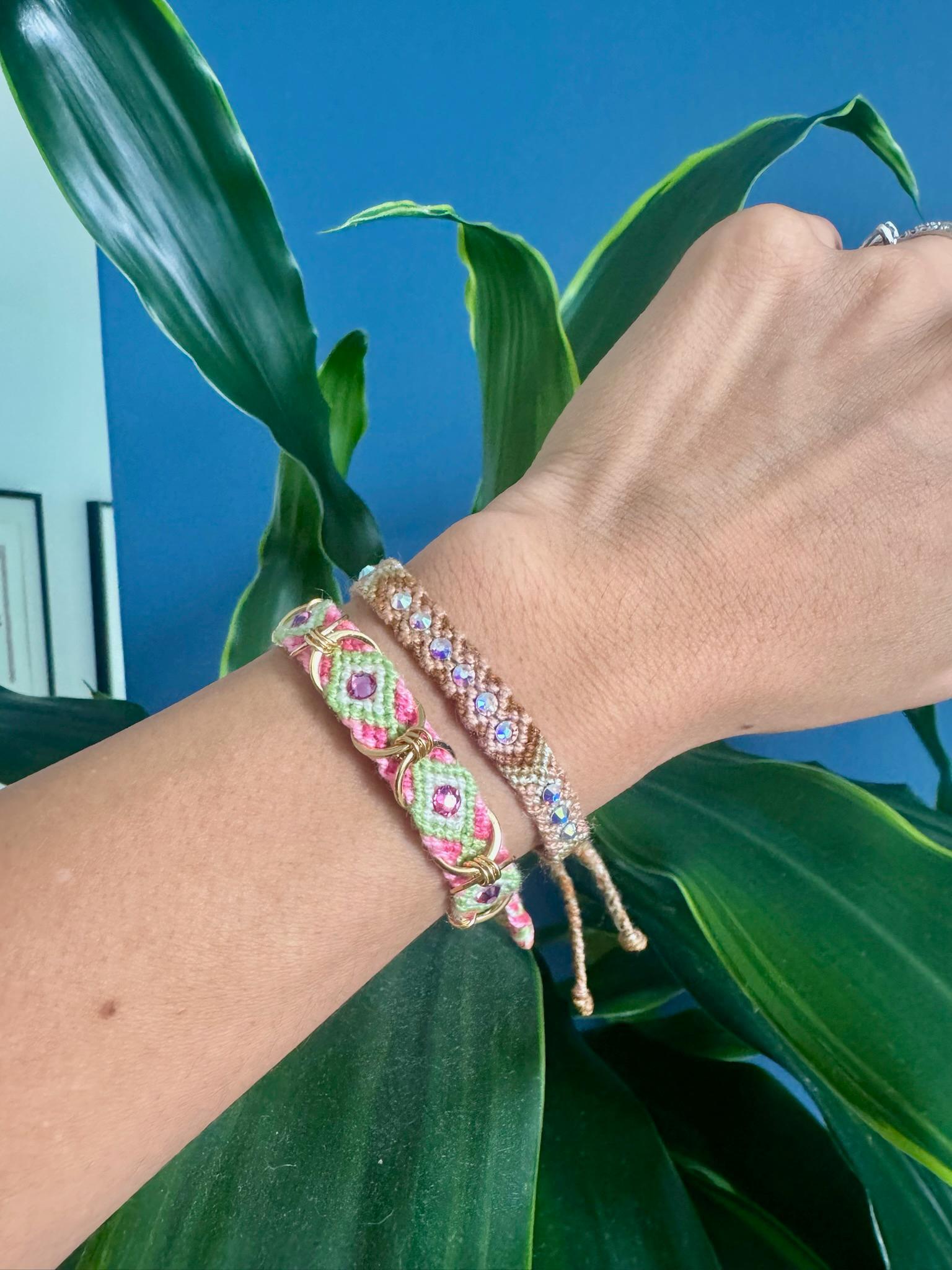 Pulsera Wayuu Free Spirit | Sahara Blush