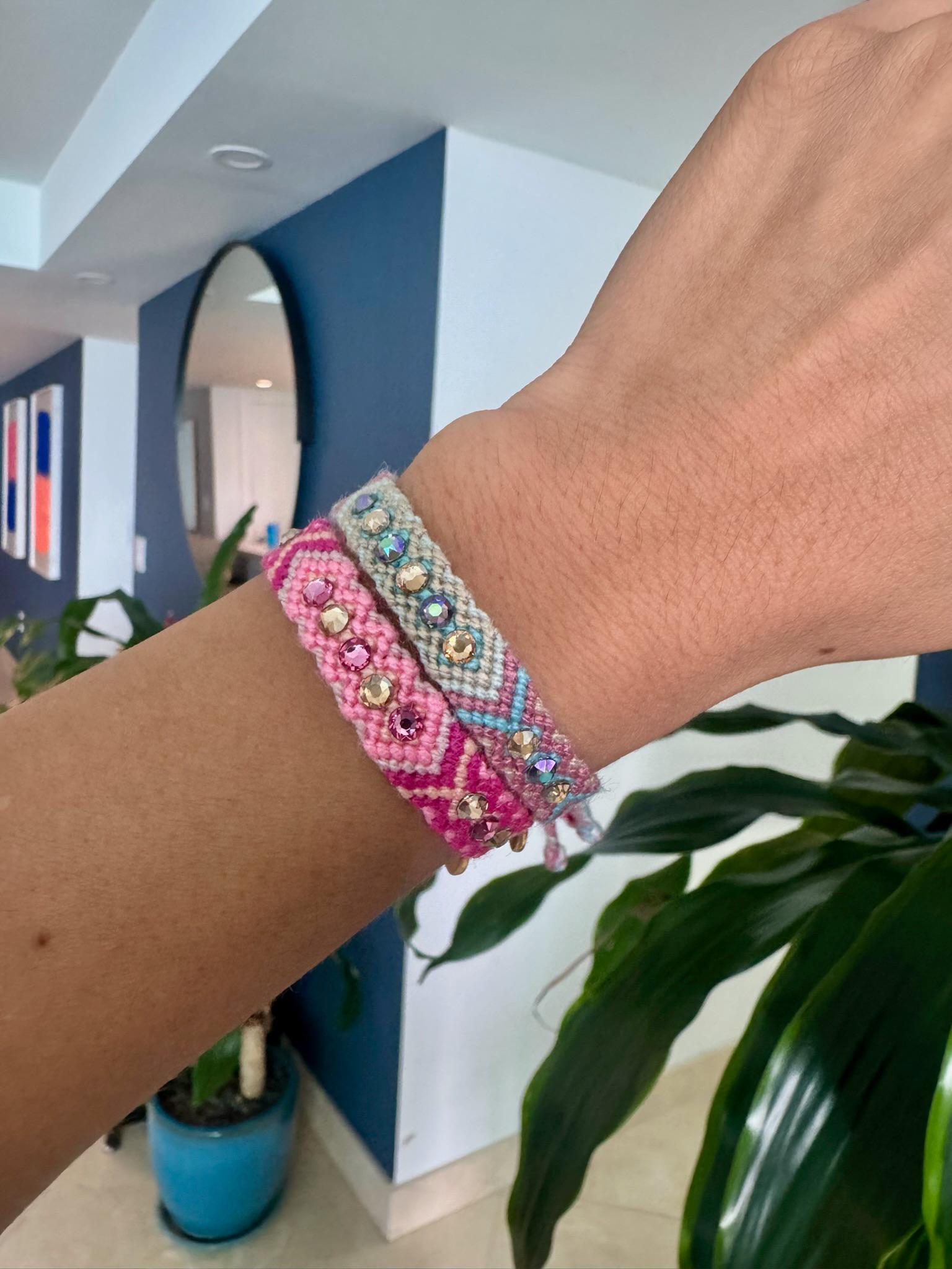 Wayuu Skinny Bracelet | Lilac