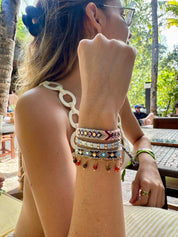 Wayuu Skinny Bracelet | Sand