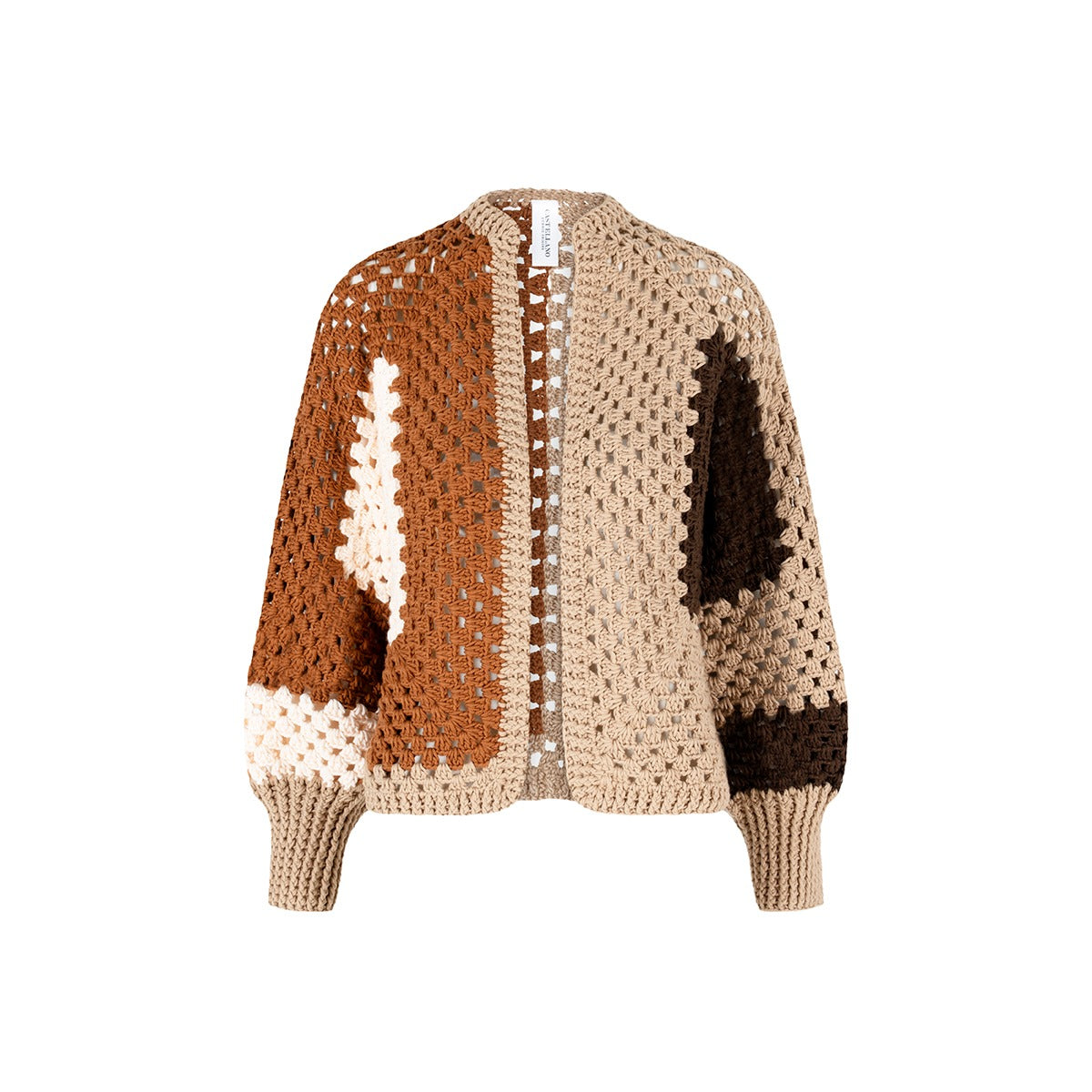 Cárdigan Camel Tejido a Mano (PRE-ORDER)
