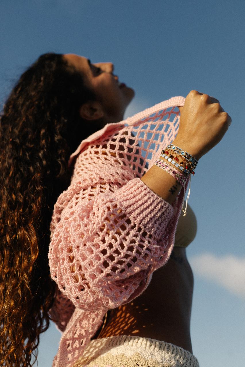 Be the Change - Pulsera Wayuu | Palo de Rosa