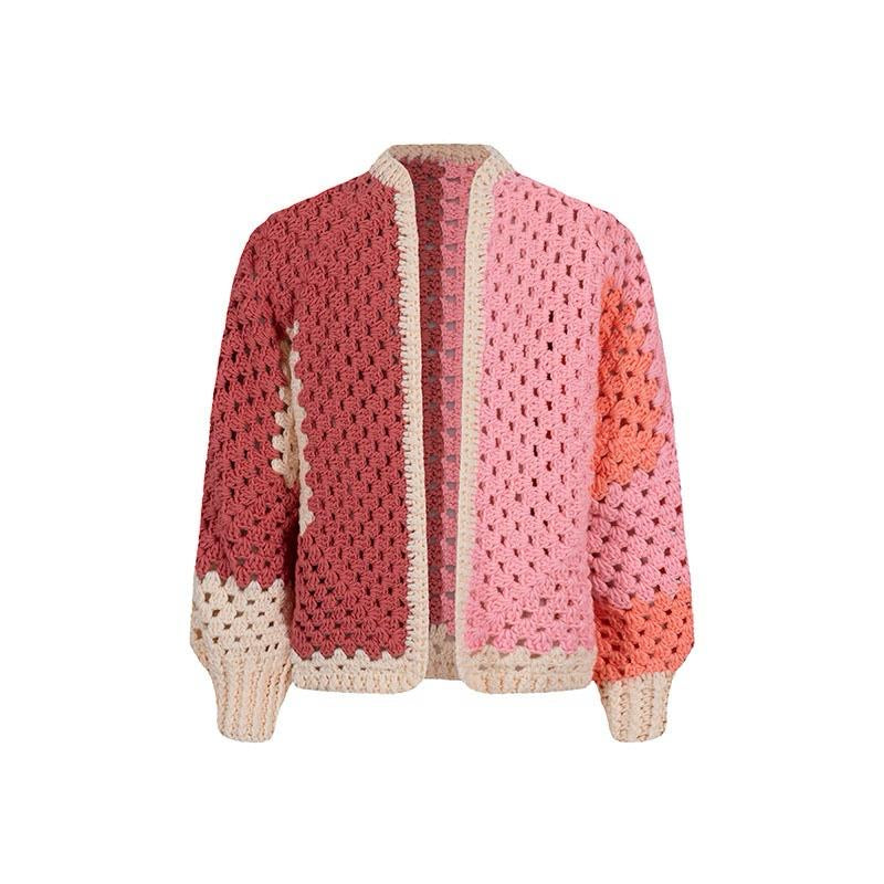 Cárdigan Rose Tejido a Mano