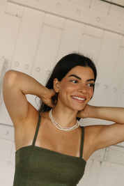 Miyuki necklace stack -  Desert Glow