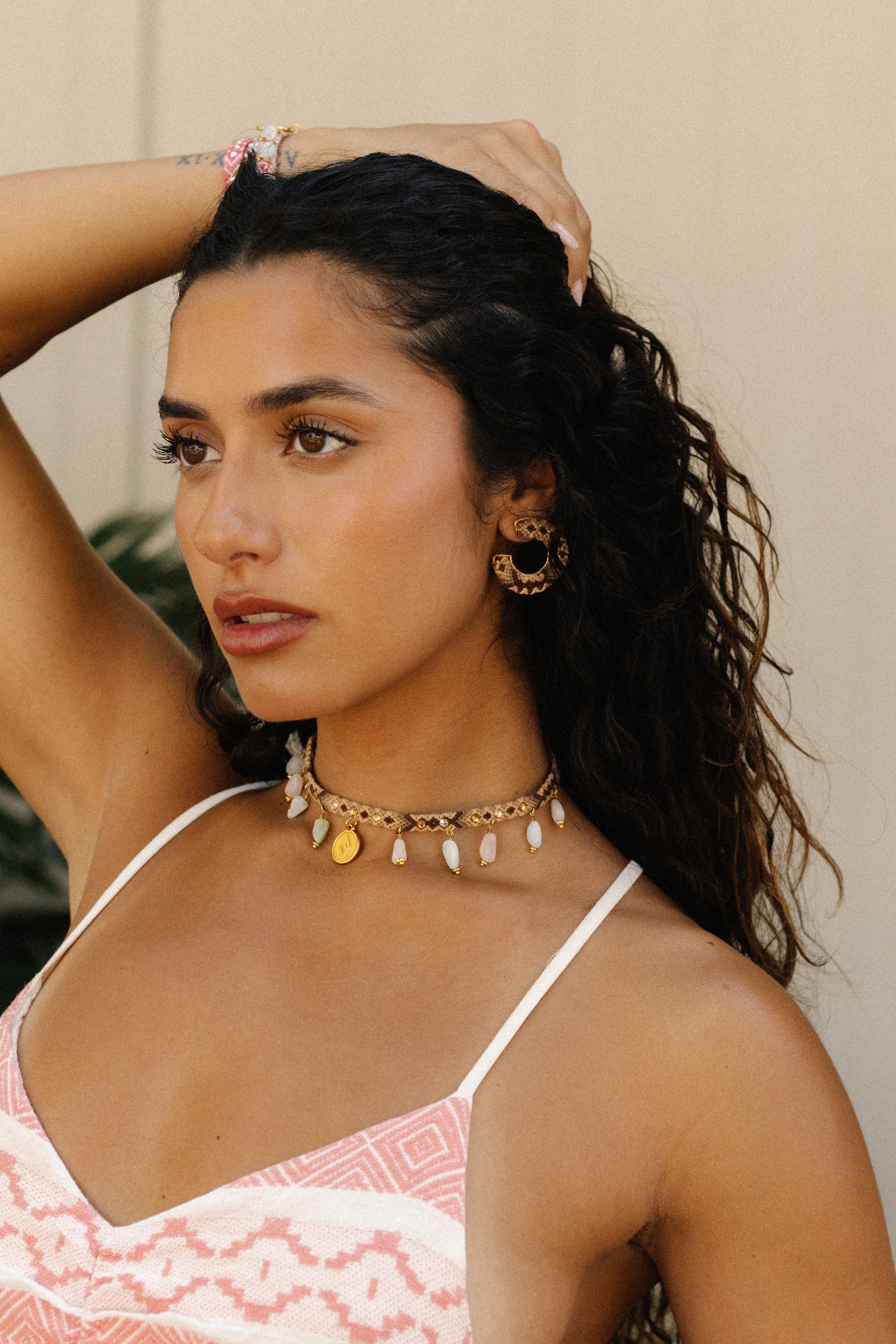 Choker Wayuu Kalepsu - Camel