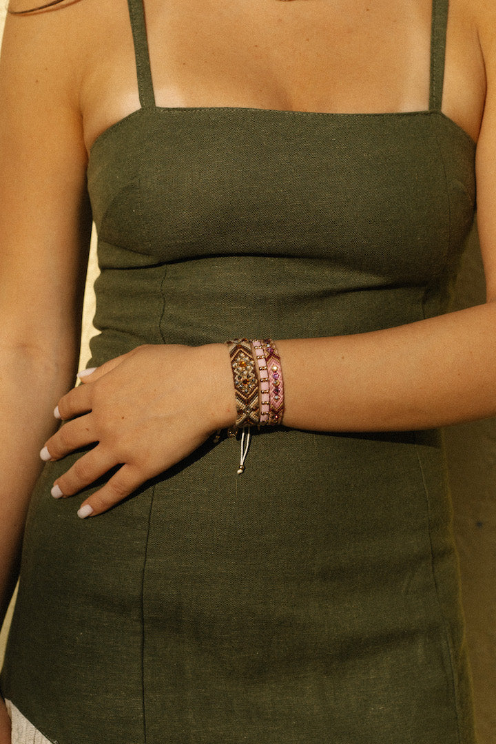 Miyuki Bracelet - Light Pink