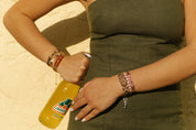 Wayuu Skinny Bracelet - Pink Aura