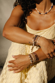 Pulsera Wayuu Be the Change  - Chocolate