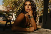 Pulsera Wayuu Free Spirit Stones - Nature Green