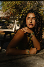 Sahara  Miyuki Bracelet- Emerald