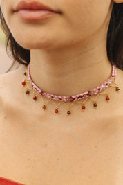 Choker Wayuu Jolotsü - Pink Aura