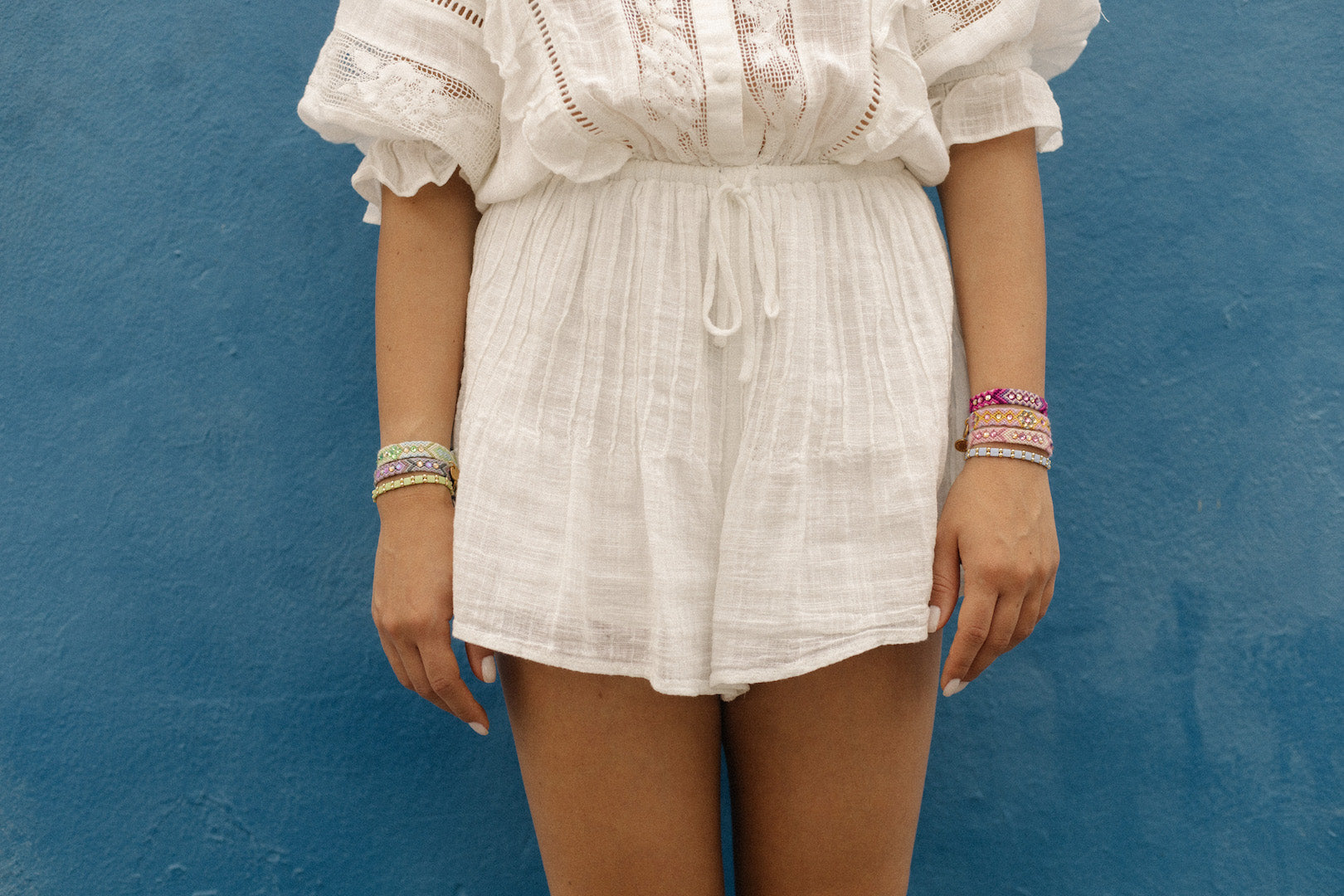 Wayuu Skinny Bracelet -  Lilac