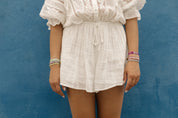 Wayuu Skinny Bracelet -  Lilac