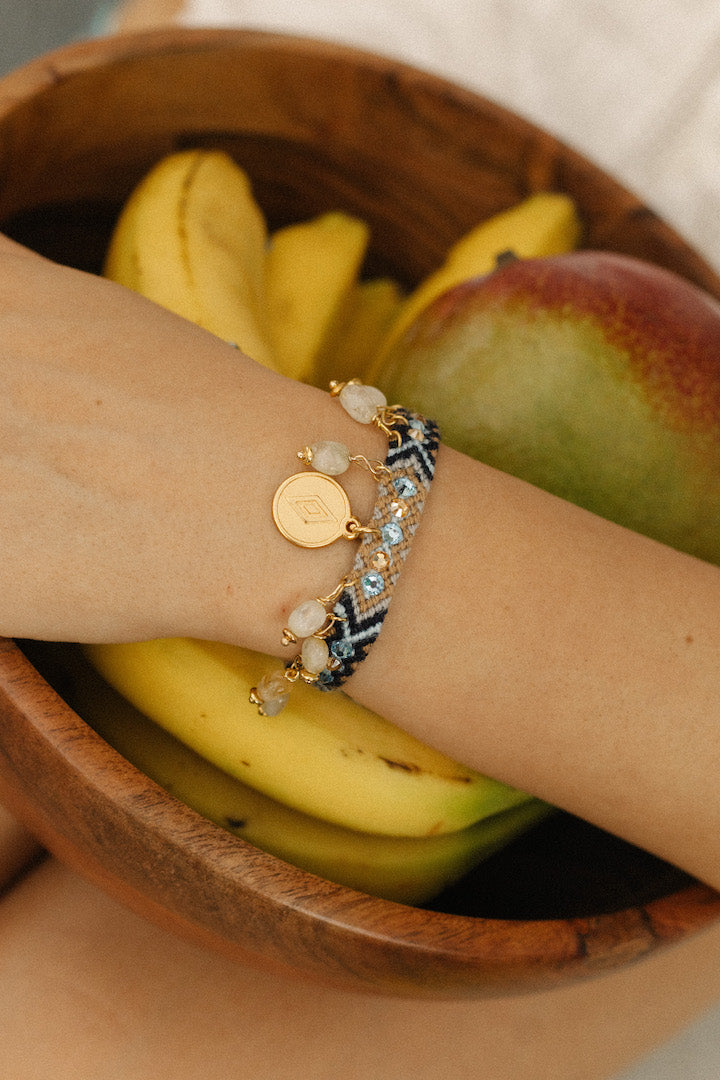 Pulsera Wayuu Kalepsu - Beach Blue