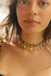 Choker Wayuu Kalepsu - Nature Greeen