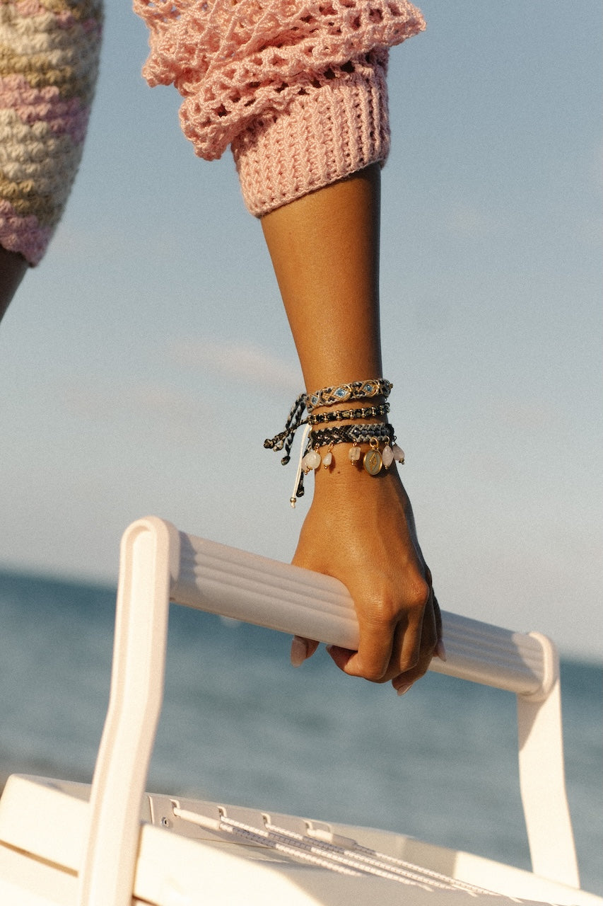 Pulsera Wayuu Free Spirit - Beach Blue
