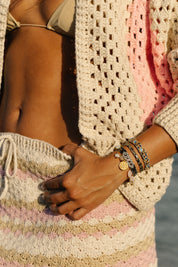 Miyuki Bracelet - Black Gold