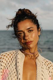 Choker Wayuu Jolotsü - Pink Aura