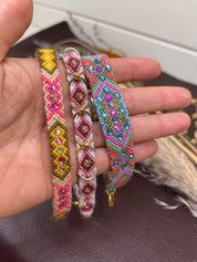 Pulsera Wayuu Free Spirit - Vinotinto
