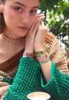 Pulsera Wayuu Kalepsu - Nature Green