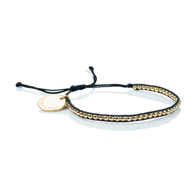 Pulsera Gold Power. Color Black