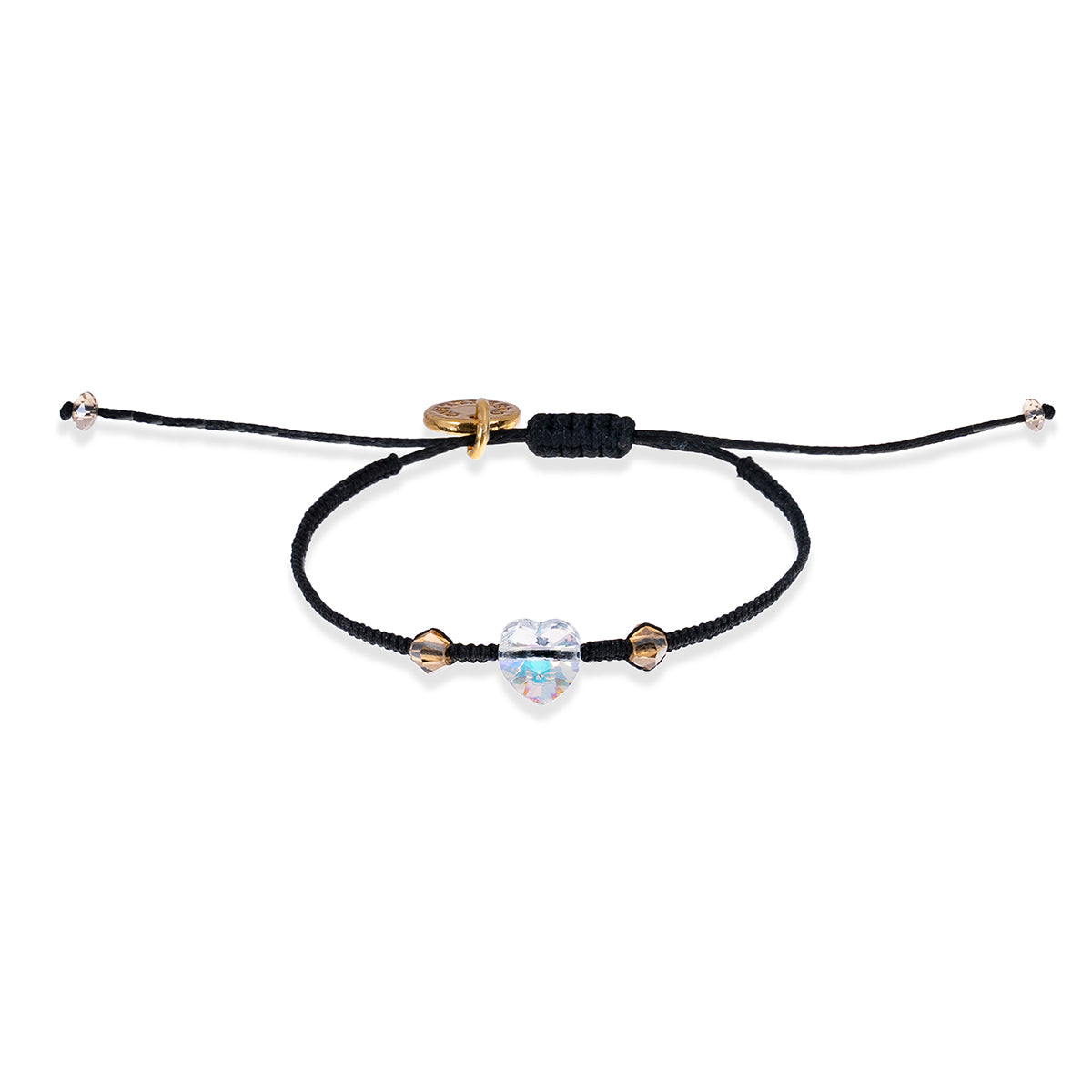 Pulsera Corazón de Swarovski - Negro