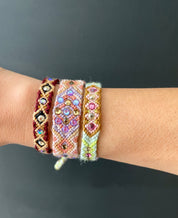 Wayuu Skinny Bracelet - Marron